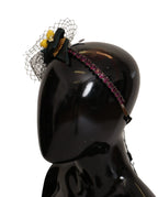 Dolce & Gabbana Purple Crystal Diadem Headband Lemons Sicily Tiara - Zeiniez