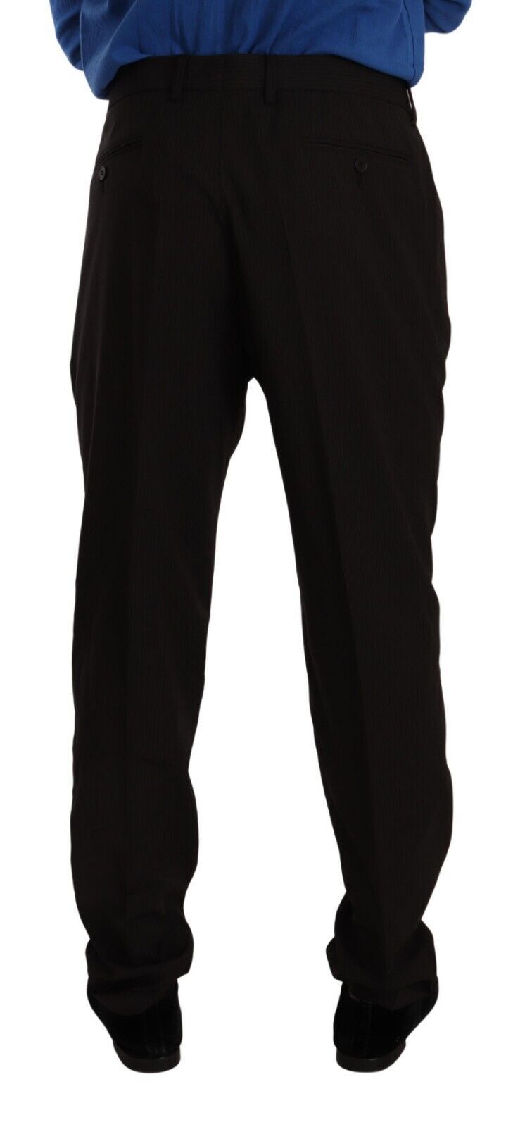 Dolce & Gabbana Brown Wool Skinny Formal Dress Pants - Zeiniez