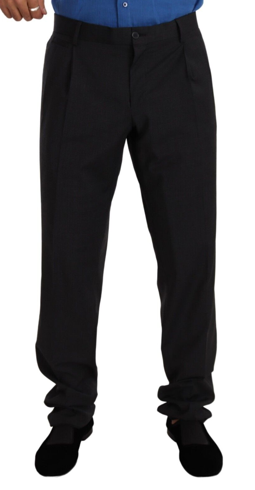 Dolce & Gabbana Gray Dress Trouser VENTANNI Dress Pants - Zeiniez