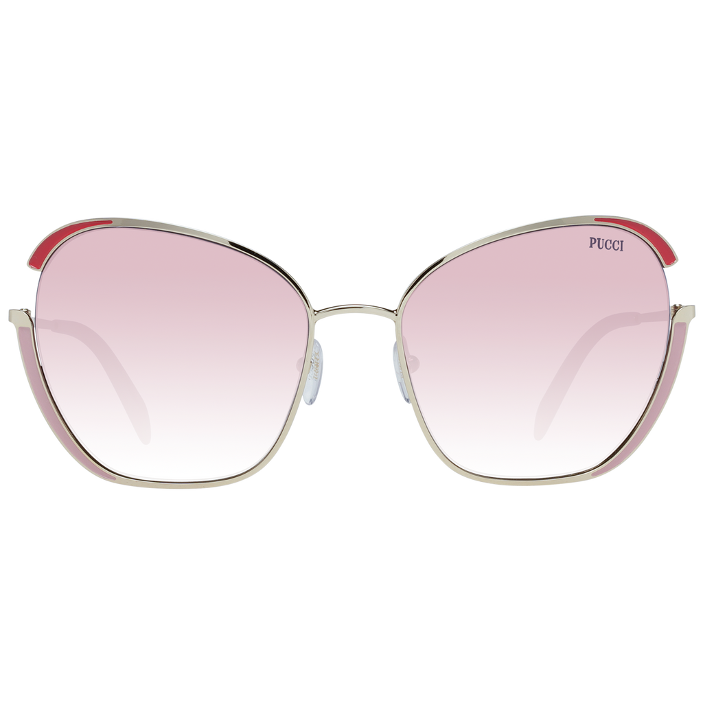 Emilio Pucci Gold Metal Sunglasses