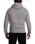 Hackett Gray Full Zip Hooded Cotton Sweatshirt Sweater - Zeiniez