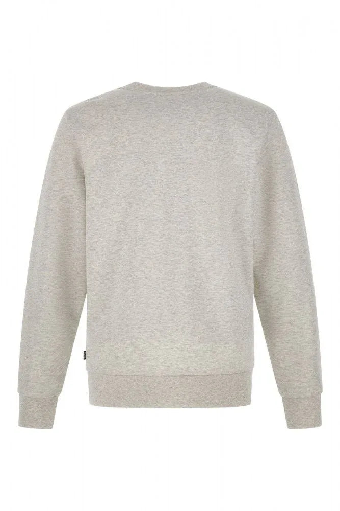 Hugo Boss Grey Cotton Logo Details Sweatshirt - Zeiniez