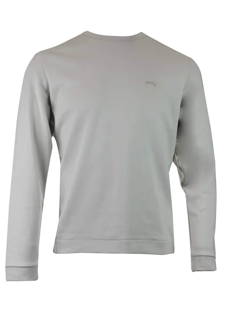 Hugo Boss Beige Cotton Round Neck Sweatshirt - Zeiniez