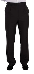 Domenico Tagliente Dark Gray Single Breasted Formal Suit - Zeiniez