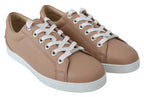 Jimmy Choo Powder Pink Leather Cash Sneakers - Zeiniez