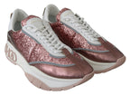 Jimmy Choo Pink Candyfloss Leather Raine Sneakers - Zeiniez