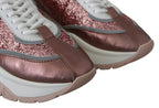 Jimmy Choo Pink Candyfloss Leather Raine Sneakers - Zeiniez