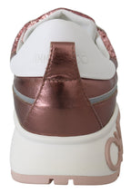 Jimmy Choo Pink Candyfloss Leather Raine Sneakers - Zeiniez