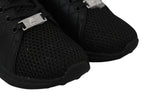 Plein Sport Black Polyester Runner Gisella Sneakers Shoes - Zeiniez