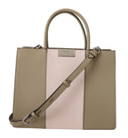 Karl Lagerfeld Sage Green Polyurethane Tote Shoulder Bag - Zeiniez
