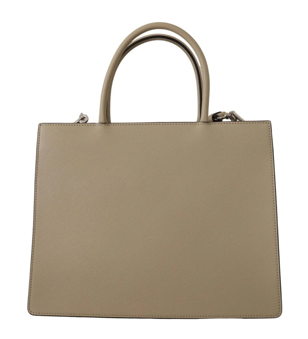 Karl Lagerfeld Sage Green Polyurethane Tote Shoulder Bag - Zeiniez