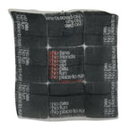 Costume National Dark Gray Wool Foulard Branded Scarf - Zeiniez