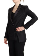 Costume National Black Long Sleeves Double Breasted Jacket - Zeiniez