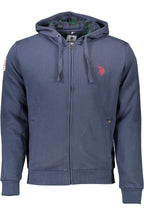U.S. POLO ASSN. Blue Cotton Men Sweatshirt - Zeiniez