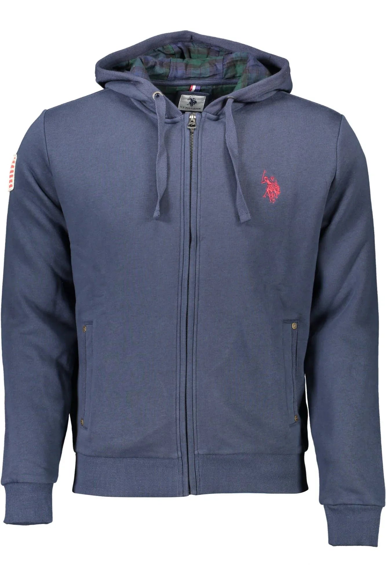 U.S. POLO ASSN. Blue Cotton Men Sweatshirt - Zeiniez