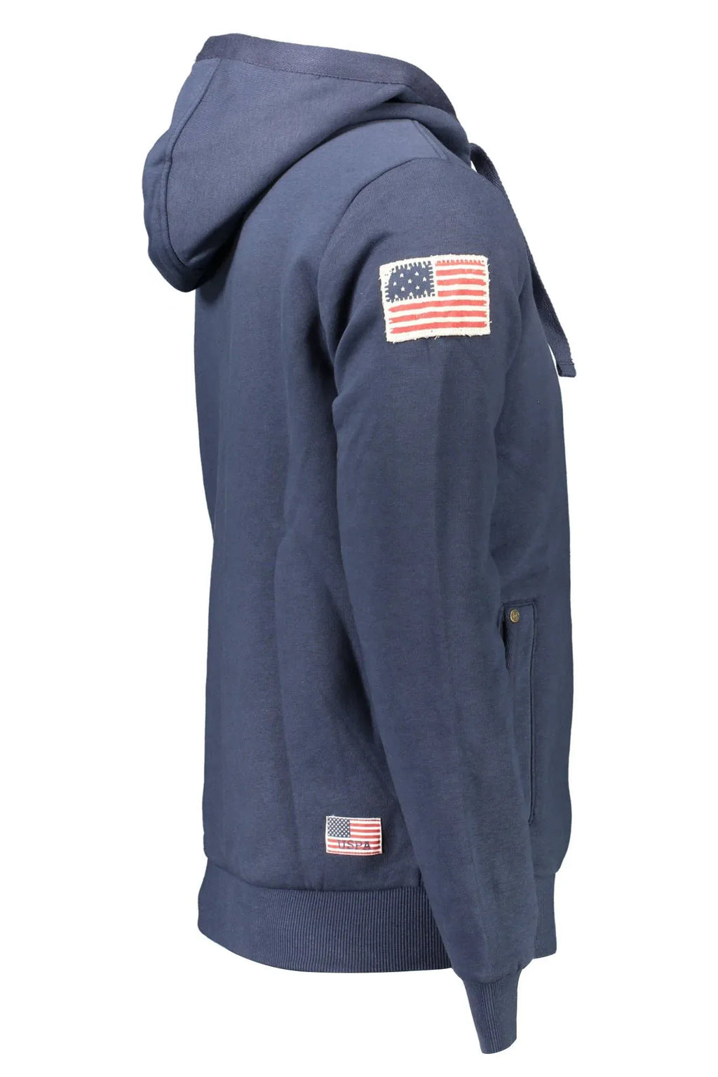 U.S. POLO ASSN. Blue Cotton Men Sweatshirt - Zeiniez