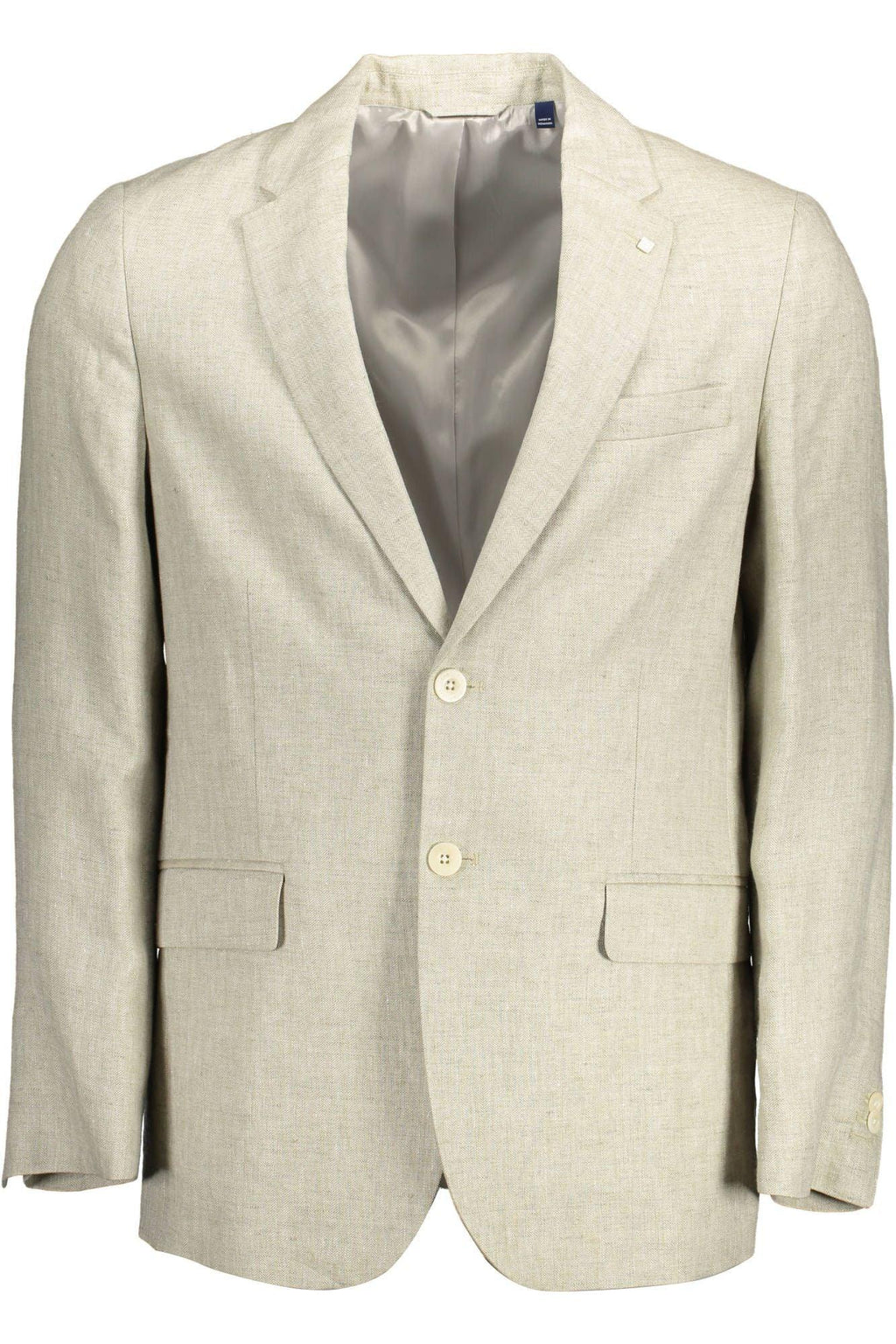 Gant Beige Linen Blazer Jacket - Zeiniez