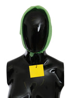 Versace Apple Green Linen Square Foulard Head Wrap Scarf - Zeiniez