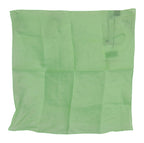 Versace Apple Green Linen Square Foulard Head Wrap Scarf - Zeiniez