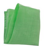 Versace Apple Green Linen Square Foulard Head Wrap Scarf - Zeiniez