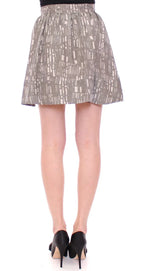 Comeforbreakfast Gray Mini Short A-Line Skirt - Zeiniez