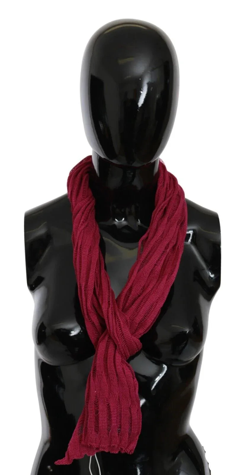 John Galliano Bordeaux Neck Wrap Shawl Foulard Scarf - Zeiniez