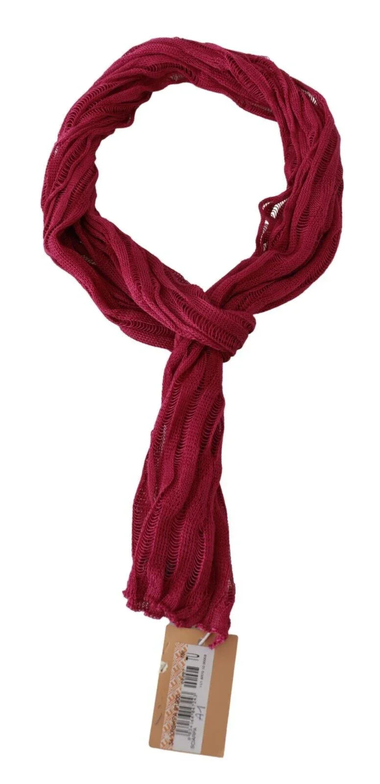 John Galliano Bordeaux Neck Wrap Shawl Foulard Scarf - Zeiniez