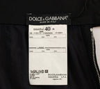 Dolce & Gabbana Black Silk Transparent Above Knees Skirt - Zeiniez