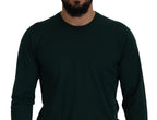 Dolce & Gabbana Green Cashmere Crewneck Pullover Sweater - Zeiniez