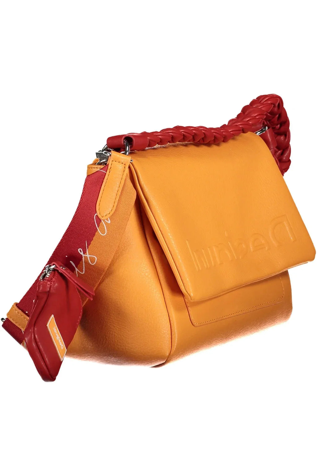 Desigual Orange Polyurethane Shoulder Bag - Zeiniez
