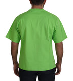 Dolce & Gabbana Green Cotton DG CHANNEL Top T-shirt - Zeiniez
