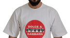 Dolce & Gabbana White Amor Heart Cotton Crewneck T-shirt - Zeiniez