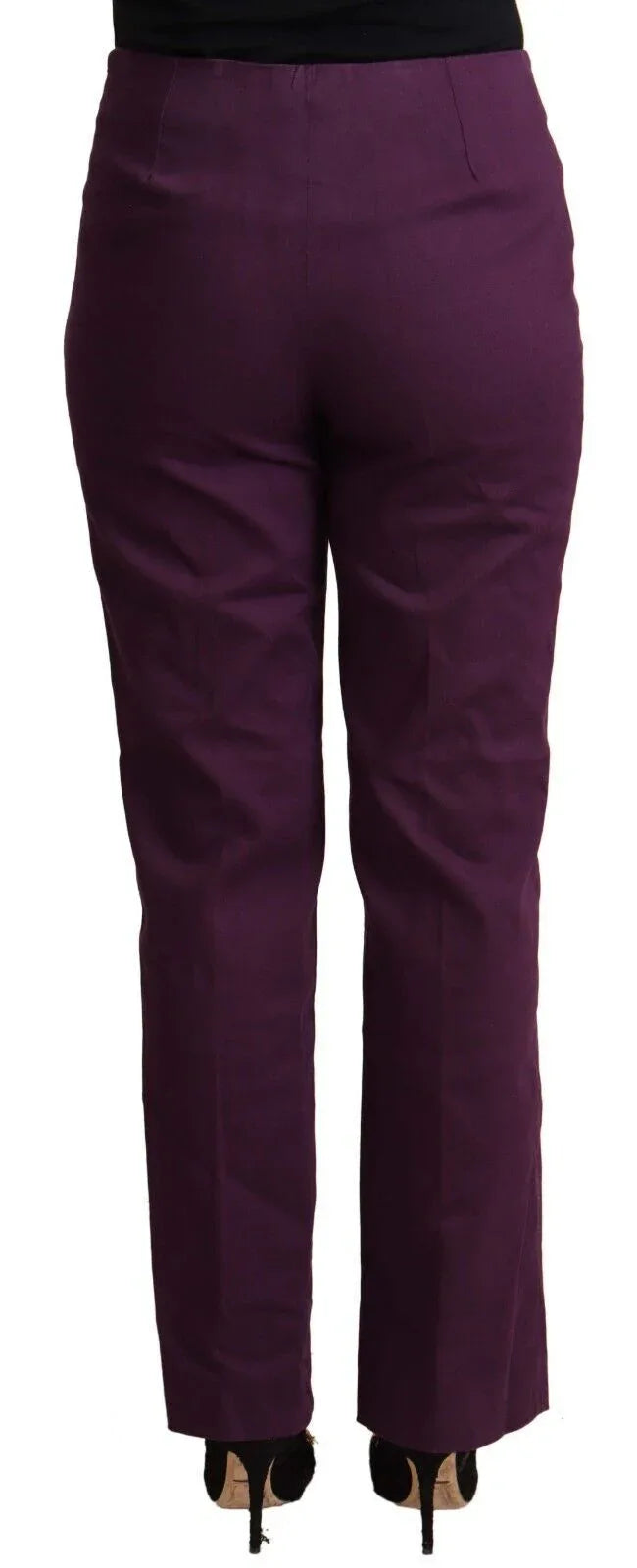 BENCIVENGA Violet High Waist Tapered Casual Pants - Zeiniez