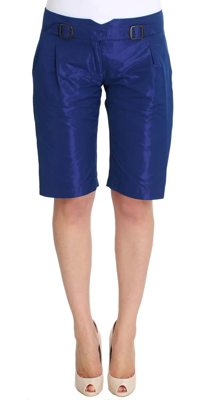 Ermanno Scervino Blue Above Knees Bermuda Shorts - Zeiniez