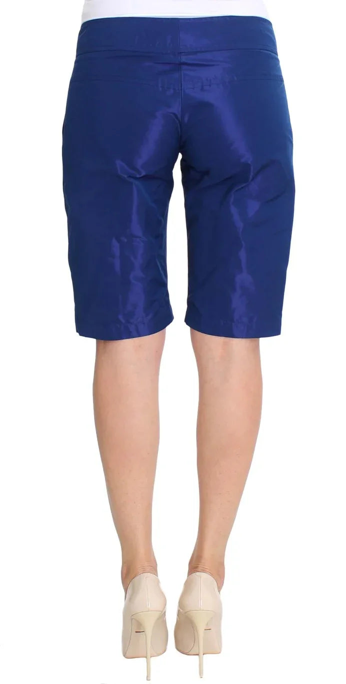 Ermanno Scervino Blue Above Knees Bermuda Shorts - Zeiniez