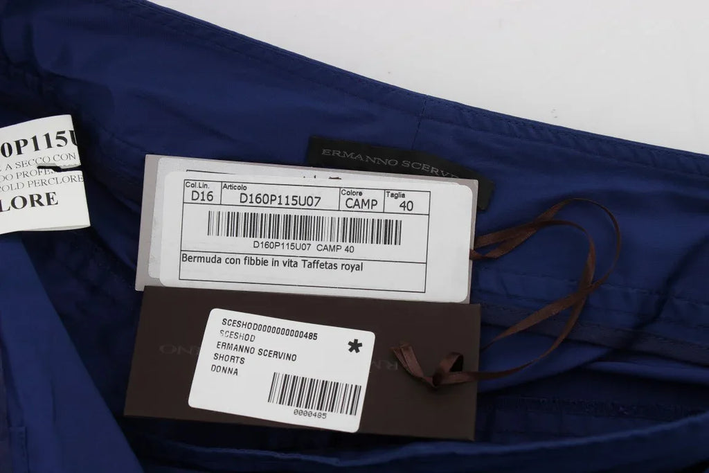 Ermanno Scervino Blue Above Knees Bermuda Shorts - Zeiniez