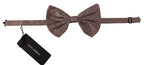 Dolce & Gabbana Gray Fantasy Print Adjustable Neck Papillon Bow Tie - Zeiniez