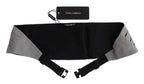 Dolce & Gabbana Gray Waist Belt Silk Cummerbund Dolce & Gabbana