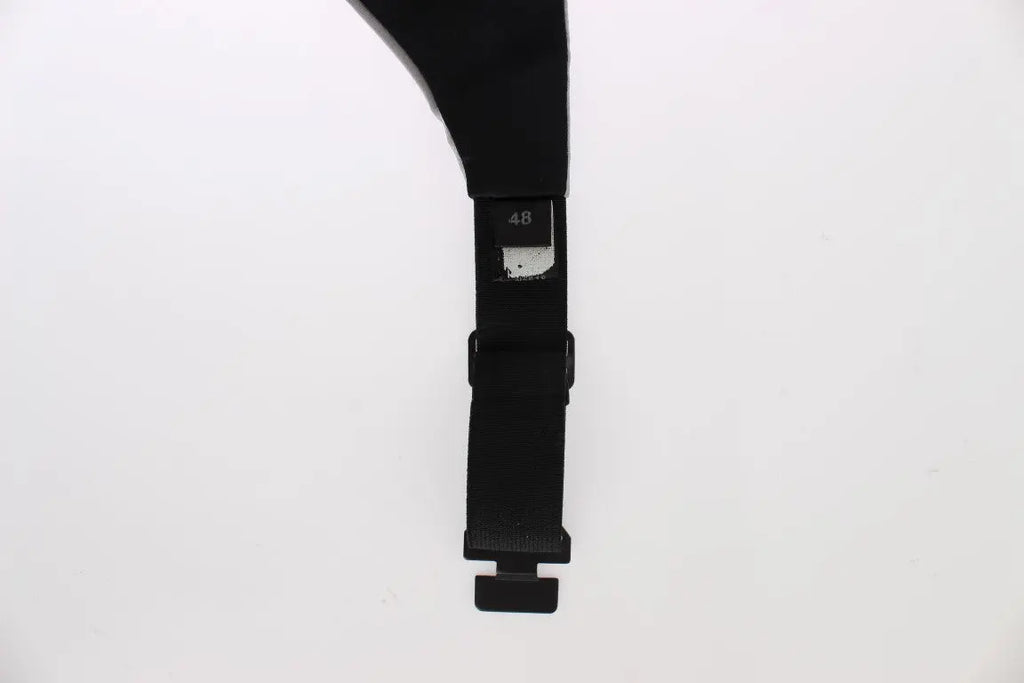 Dolce & Gabbana Gray Waist Belt Silk Cummerbund Dolce & Gabbana