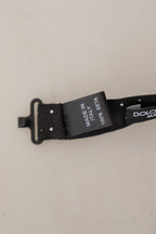 Dolce & Gabbana Black White Polka Dot 100% Silk Neck Papillon Tie - Zeiniez