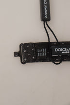 Dolce & Gabbana Gray Polka Dot 100% Silk Neck Papillon Tie - Zeiniez