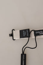 Dolce & Gabbana Gray 100% Silk Adjustable Neck Papillon Tie - Zeiniez