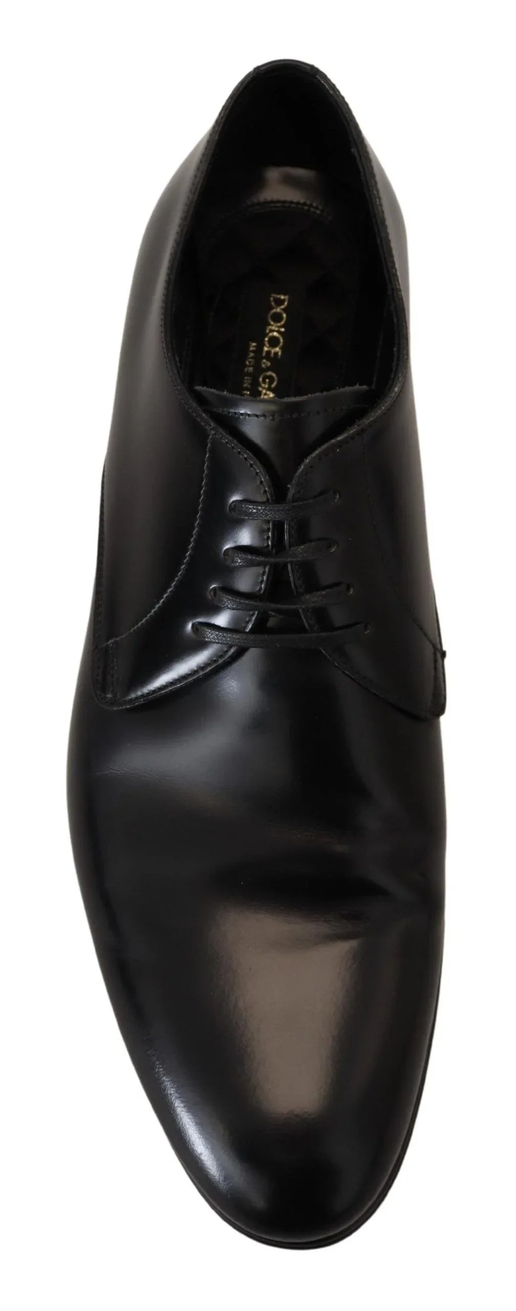 Dolce & Gabbana Black Leather Formal Dress Shoes - Zeiniez