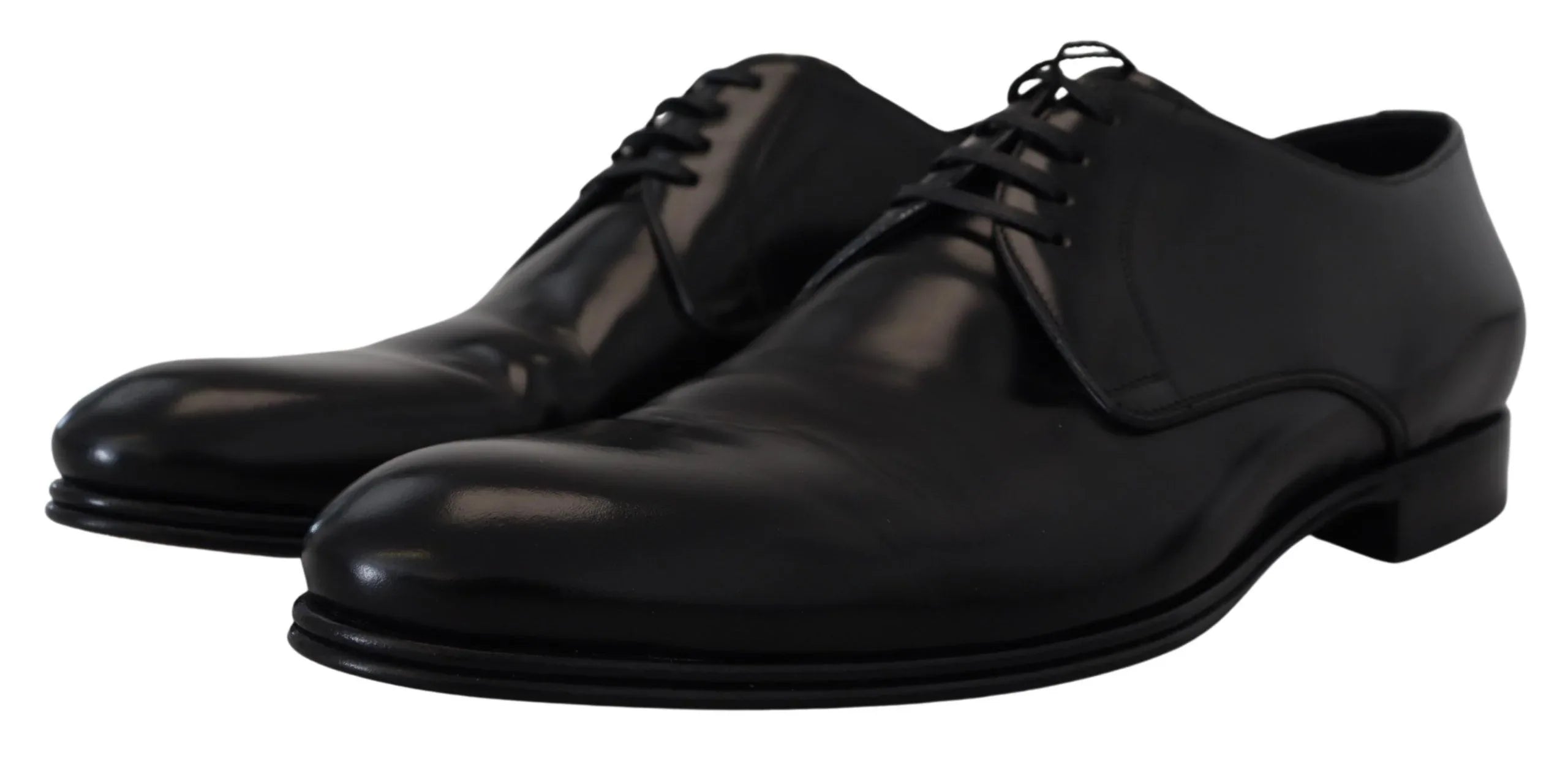 Dolce & Gabbana Black Leather Formal Dress Shoes - Zeiniez