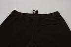 Dolce & Gabbana Brown Cashmere Trousers Bottoms Drawstring Pants - Zeiniez