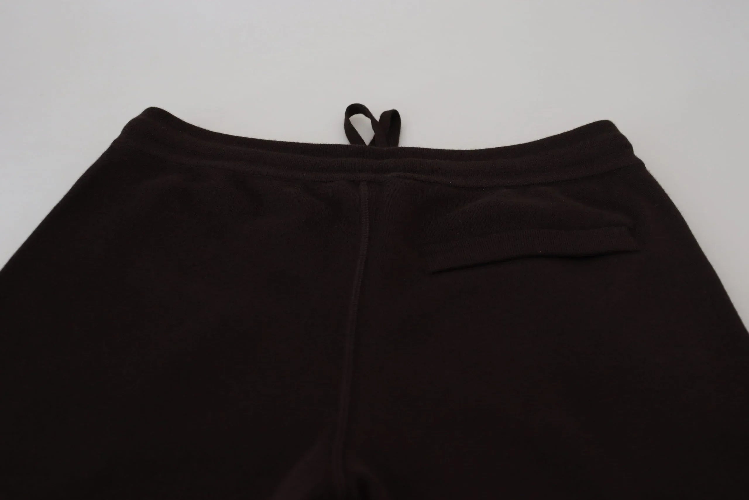 Dolce & Gabbana Brown Cashmere Trousers Bottoms Drawstring Pants - Zeiniez