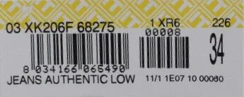 Acht Beige Cotton Patchwork Jeans - Zeiniez