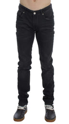 Acht Gray Cotton Stretch Slim Fit Jeans - Zeiniez