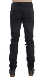 Acht Gray Cotton Stretch Slim Fit Jeans - Zeiniez