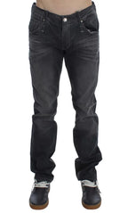 Acht Gray Cotton Regular Low Fit Jeans - Zeiniez